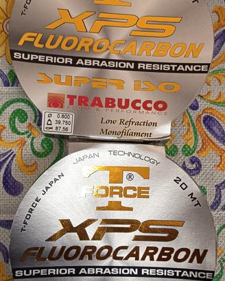 FLUOROCARBON TRABUCCO XPS 080 pesca in mare