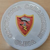 piatto in ceramica sarda  radiomobile carabinieri