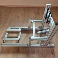 Simulatore Telaio F1 Racing Guida gaming alluminio