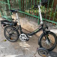 Bici pieghevole pedalata assistita