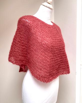 Mantellina Mohair Marsala