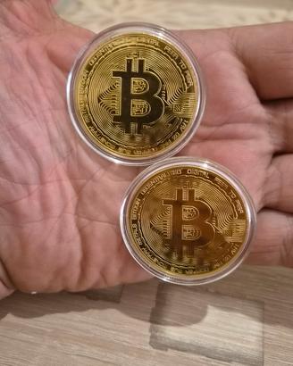 2 tondelli in metallo da collezione monete