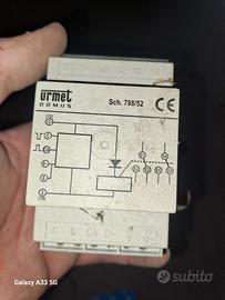 relè monostabile 2 scambi 788/52 urmet