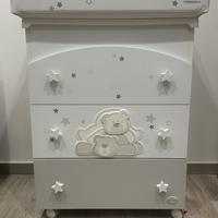 Fasciatoio/Cassettiera e Bagnetto  Foppapedretti