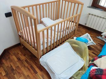 Culla/lettino Foppapedretti + articoli infanzia 