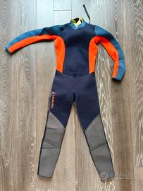 Muta subacquea 3 mm Tribord 143-152 cm 12 anni