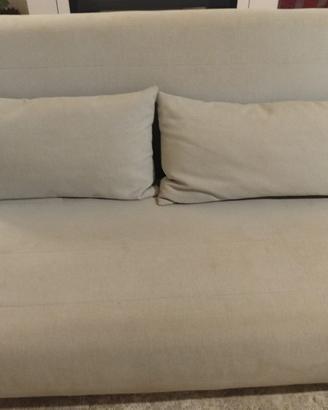 Divano letto pieghevole 2 posti verde acqua
