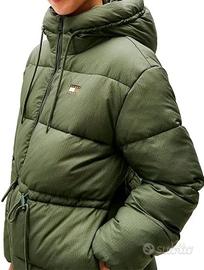 Tommy Jeans Hooded Midi Puffer Piumino Donna tgM