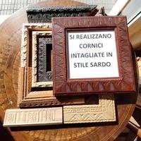 CORNICI PER QUADRI INTAGLIATE ANTICA ARTE SARDA