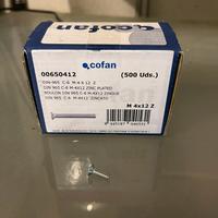 Vite Testa Svasata Piana zincata C6 M4x12