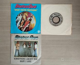 Status Quo - lotto di tre 45 Giri 
