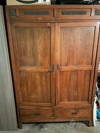 Armadio antico legno massello primi 900 - 120€