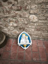 Bassorilievo Madonna con Bambino da parete