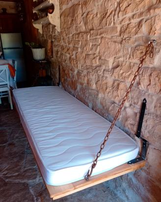 lettino letto pieghevole "dei pirati" massello