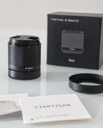 TTArtisan AF 50mm F1.8 NEO Sony E-Mount - NUOVO
