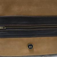 Borsa in pelle scamosciata 