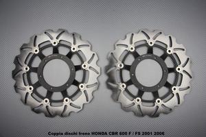 Coppia dischi freno HONDA CBR 600 F / FS 2001 2006