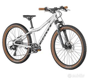 BICICLETTA SCOTT SCALE 24 SILVER  +casco guanti