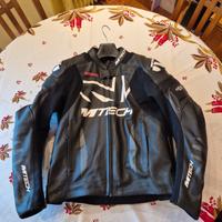 Giacca da moto in pelle MTECH TX-R1 taglia 48
