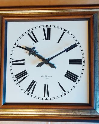 orologio da parete in legno Ora Elettrica Milano