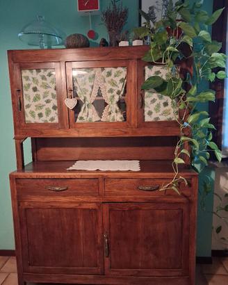 Dispensa con vetrina primi 900 (124×45×180)