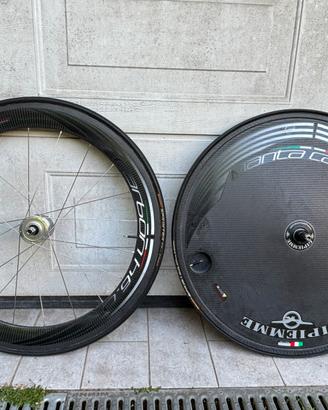 Ruote da pista in carbonio