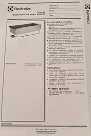 Bagnomaria ad acqua Electrolux da 4 teglie