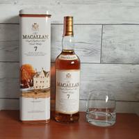 Whisky Macallan 7 Maxxium con bicchiere