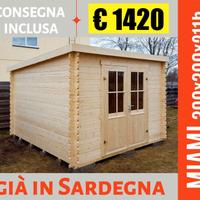CASETTA MIAMI 300x300x211h 28mm CONSEGNA INCLUSA !