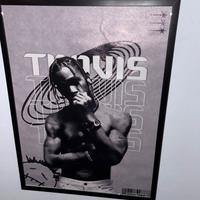 Poster Travis Scott 30x40 Stampa Rap Utopia Astrro