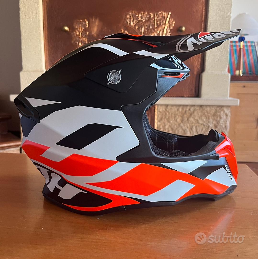 Casco Moto Cross Enduro Airoh Twist GREAT Rosso Opaco Vendita