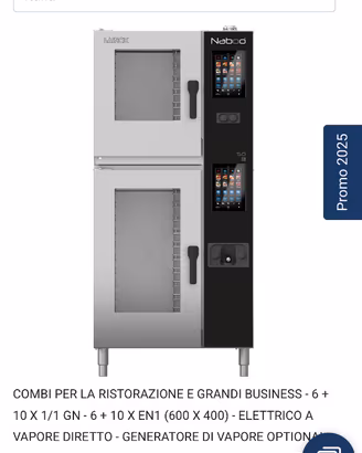 FORNO NABOO 5.0 NAE161B NUOVO