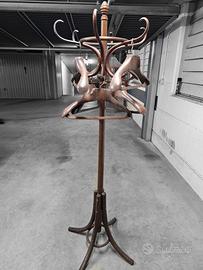 Appendiabiti retrò in legno curvato