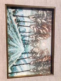 Quadro paesaggio invernale