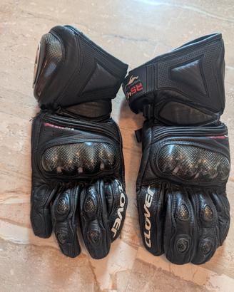 guanti moto Clover  RS4 evo, in pelle di canguro