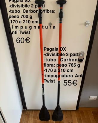 Pagaia remo SUP  kayak ITIWIT