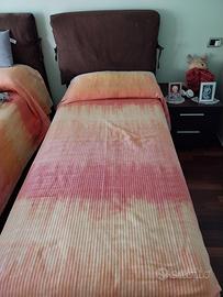 letto singolo imbottito con contenitore