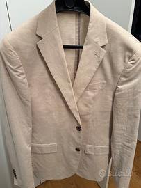 Giacca Blazer Uomo OVS Cotone e Lino Beige Tg 50