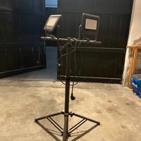 Doppio Faretto LED da cantiere