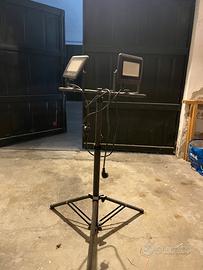 Doppio Faretto LED da cantiere