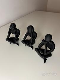 Set da arredamento non vedo non sento non parlo