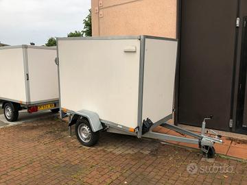 Rimorchio furgonato trasporto cose/MTB/motocross