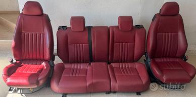 TAPPEZZERIA SEDILI ALFA ROMEO 147 3P PELLE ROSSI