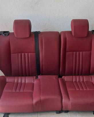 TAPPEZZERIA SEDILI ALFA ROMEO 147 3P PELLE ROSSI