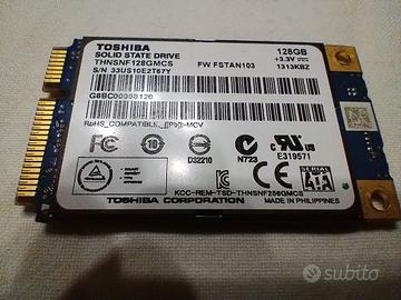 Hard disk SSD 128 GB Toshiba msata, per notebook