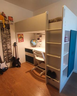 LETTO  A SOPPALCO MULTIFUNZIONALE