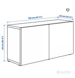 Mobile besta Ikea bianco