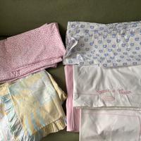 Copri piumino e lenzuola lettino bimbi