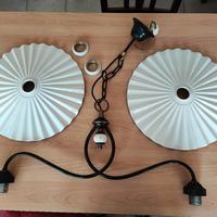 lampadario ceramica/ferro battuto