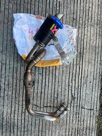 Scarico akrapovic completo yamaha mt 07